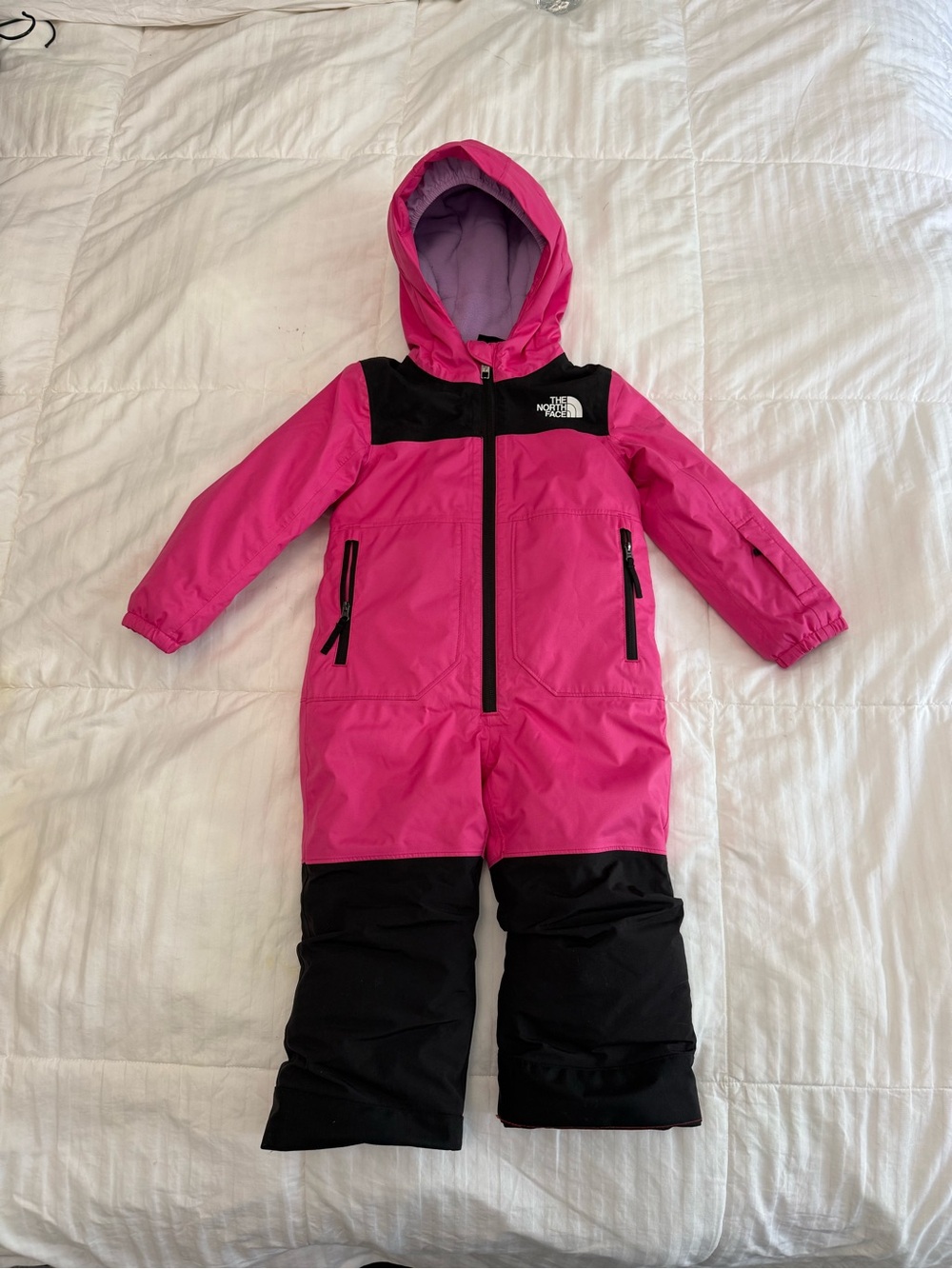 The North Face Kids Pink & Lavender Hooded Jacket DRYVENT